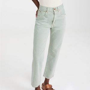 SLVRLAKE jeans. Sage color. Size 24. Brand new with tags.